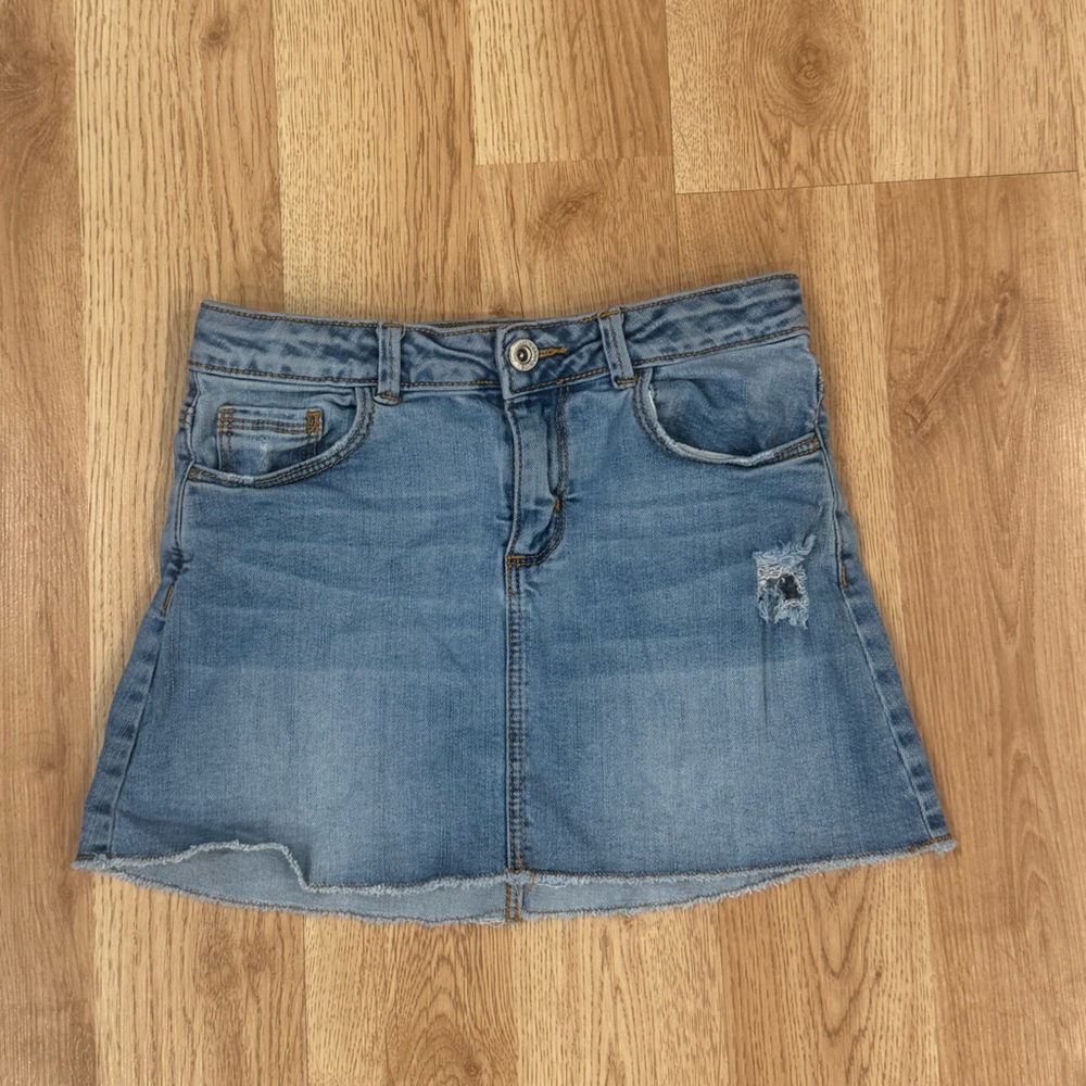 Carter's Light Blue Denim Skirt